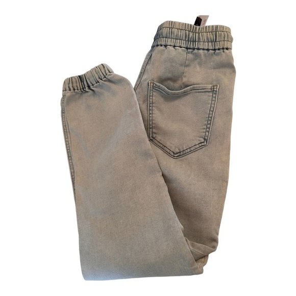 Express NWT Bleached Denim Supersoft Knit Joggers 2 - Picture 5 of 8